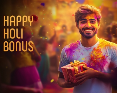 Happy Holi bonus