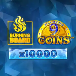 9 Coins™ Diamond Burning Board™ Scratchcard